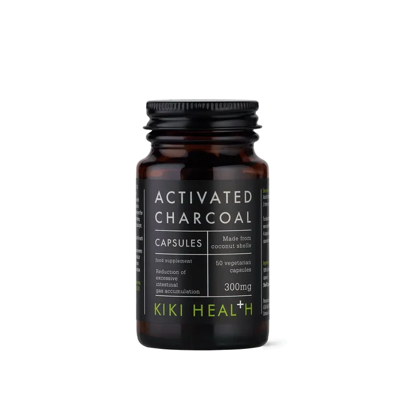 Activated Charcoal (50 capsules) - Kiki Health