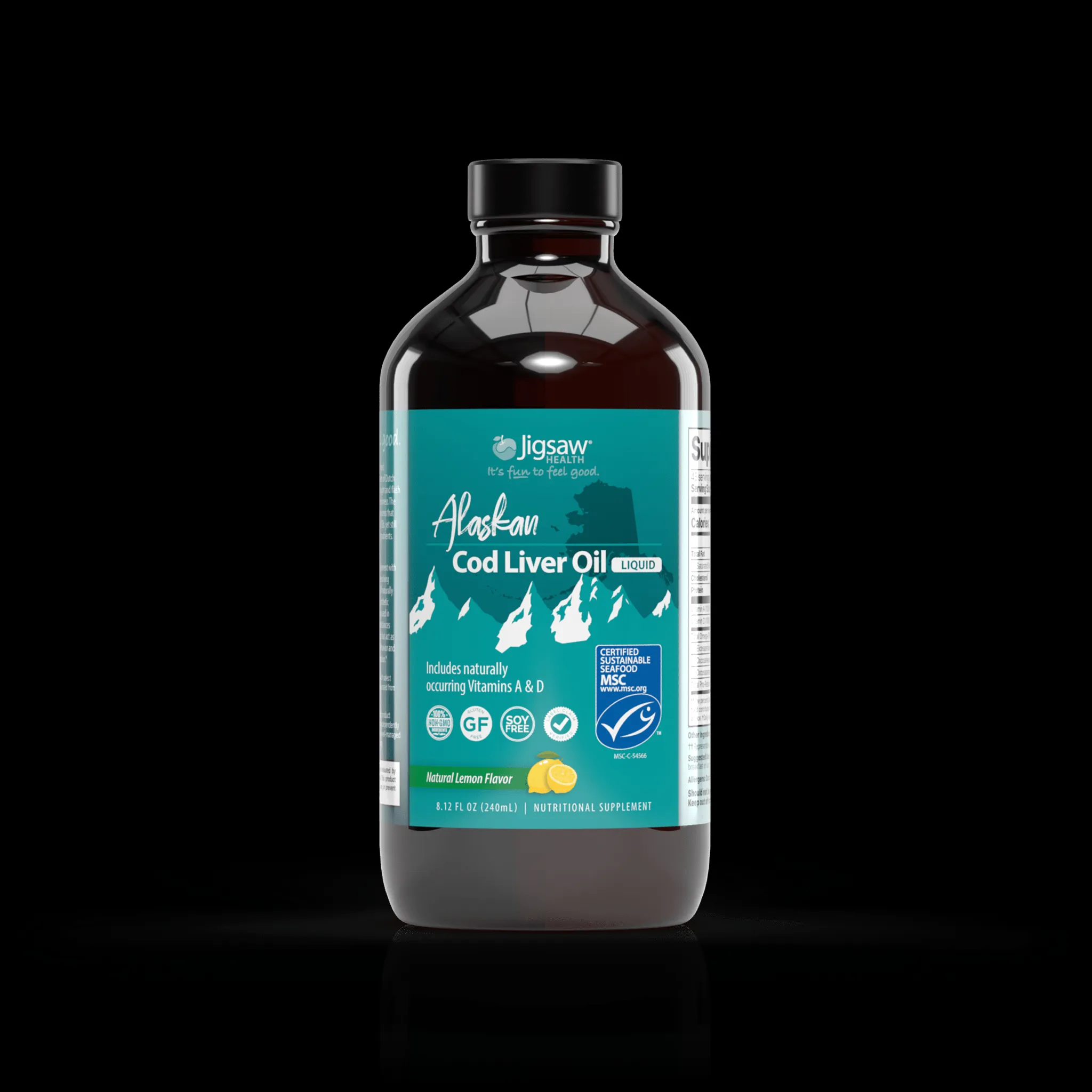 Alaskan Cod Liver Oil (CLO) - 240ml - Jigsaw Health