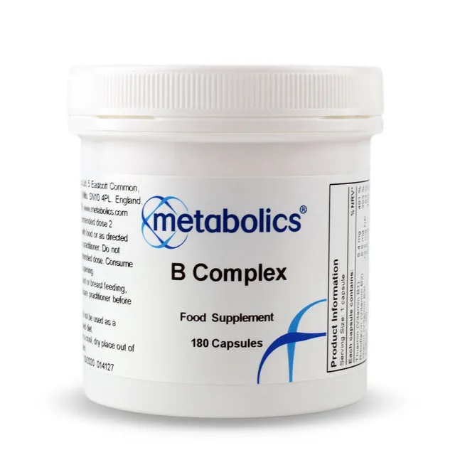B Complex, 180 capsules - Metabolics