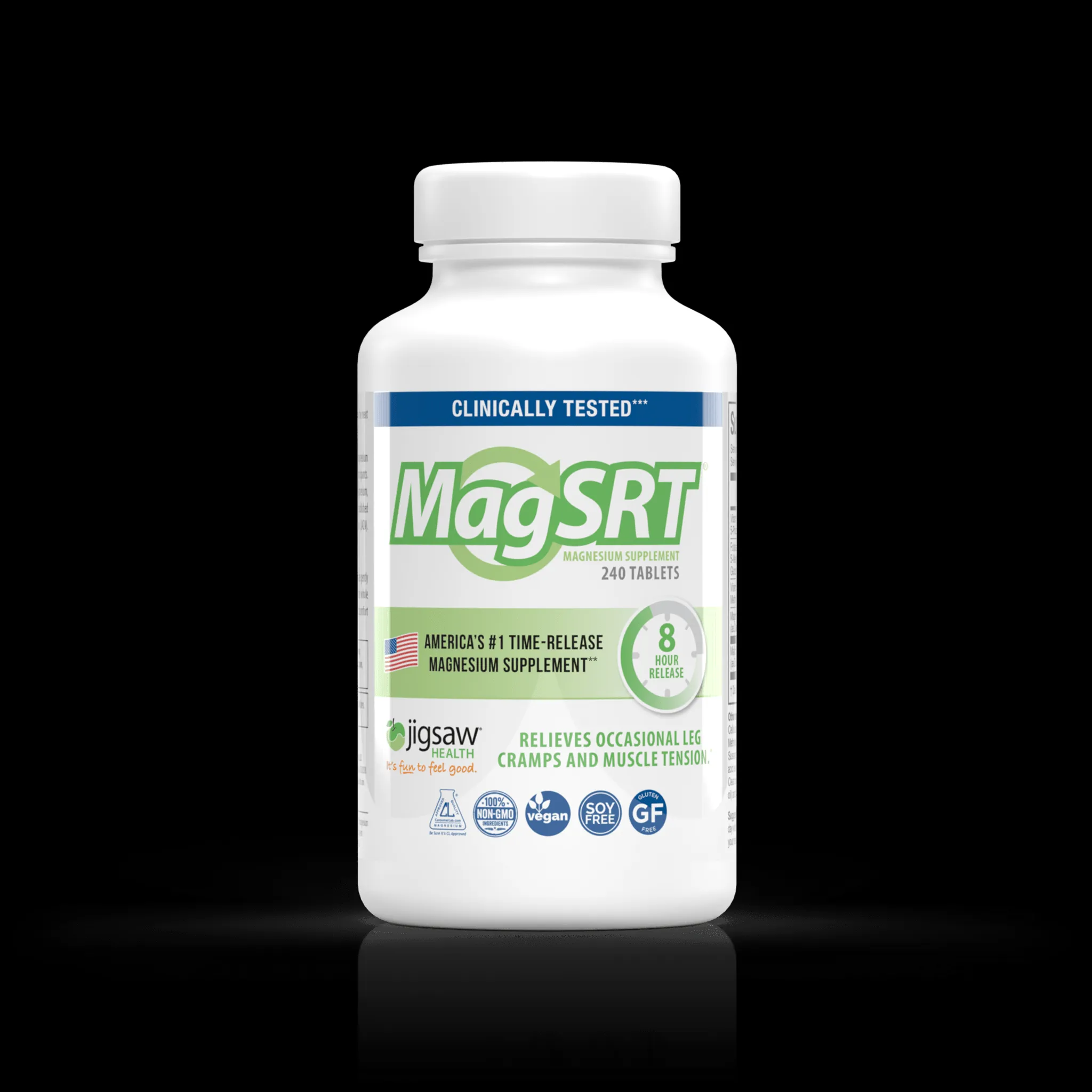 Magnesium W/SRT (B-Free) - 240 Tabs - Jigsaw Health