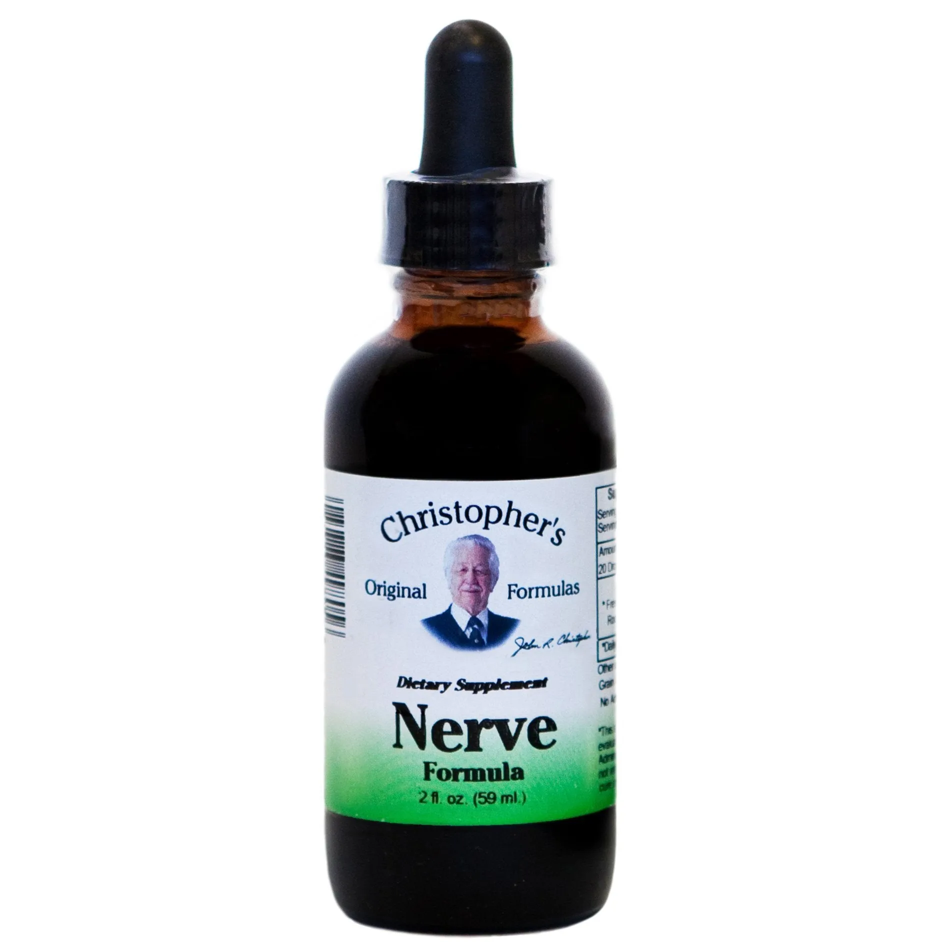 Nerve Formula, 2 fl oz (59 ml) - Christopher's Original Formulas