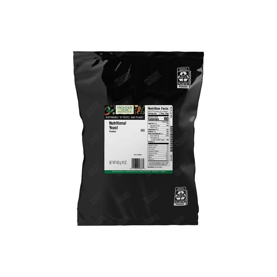 Nutritional Yeast Powder, 16 oz (453 g) - Frontier Natural Products