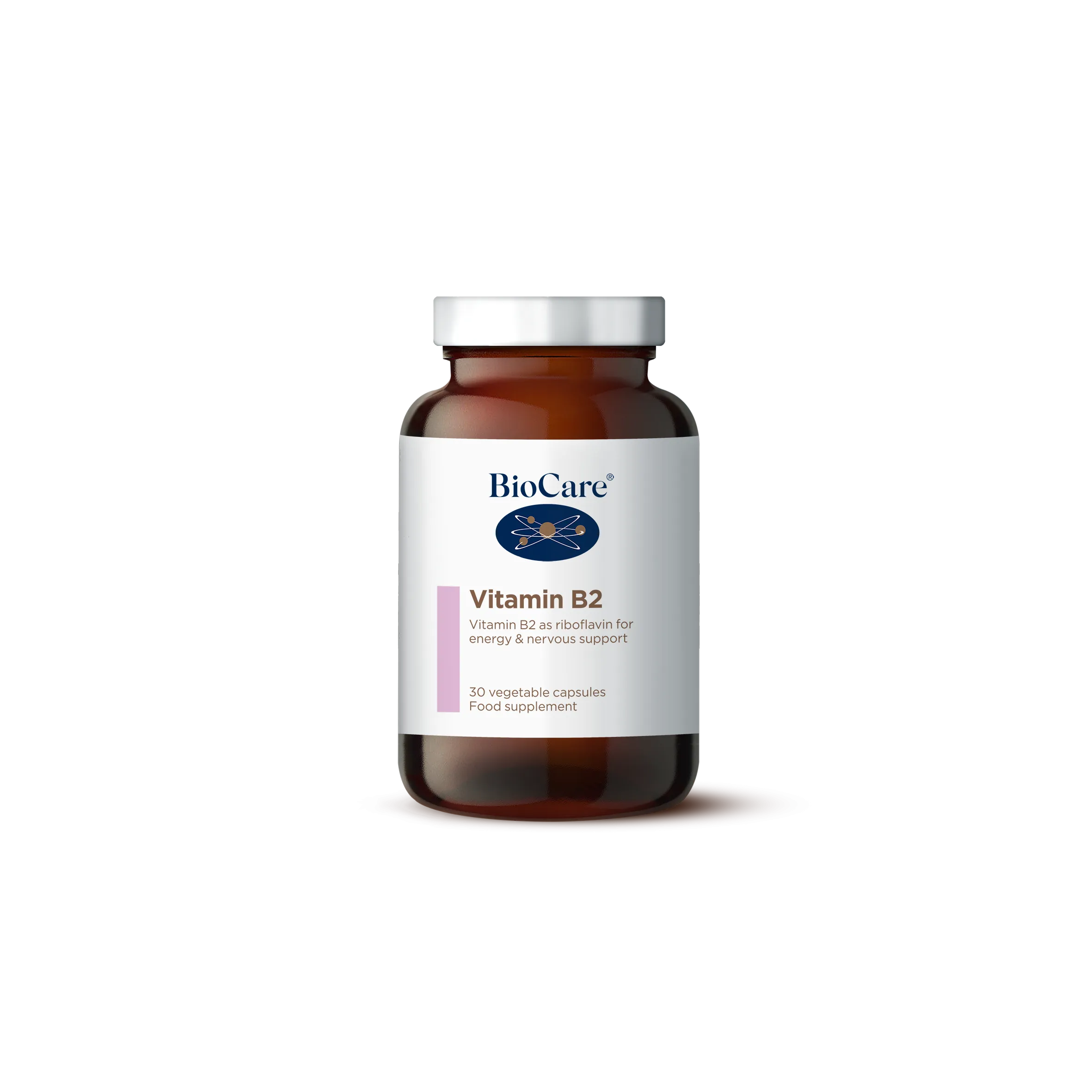 Vitamin B2- 30 Veg Capsules - Biocare