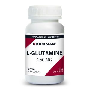L-Glutamine (Hypoallergenic) 250mg, 250 Capsules - Kirkman Laboratories