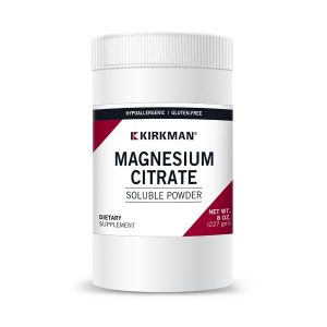 Magnesium Citrate Soluble Powder (Hypoallergenic), 227g - Kirkman Laboratories