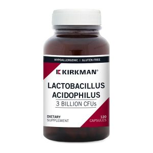 Lactobacillus Acidophilus (Hypoallergenic) 120 Capsules - Kirkman Laboratories