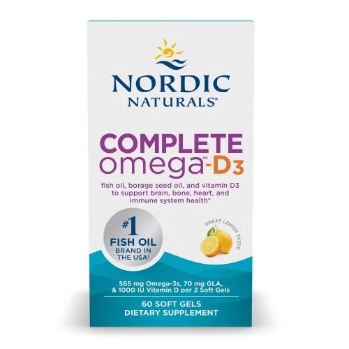 Complete Omega™- D3 60 softgels- NORDIC NATURALS®