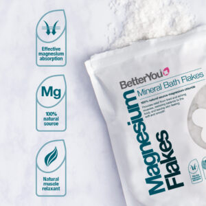 Magnesium Flakes 250g powder contributes in reduction of tiredness and fatigue - BetterYou®