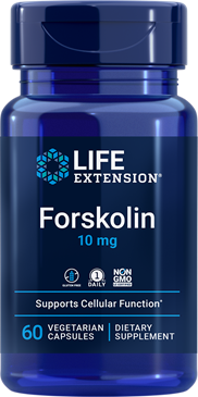 Forskolin - 10mg - 60 vegetarian capsules - Life Extension