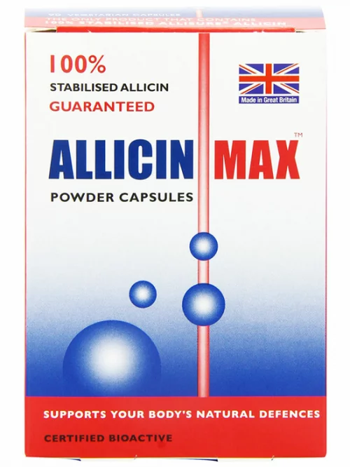 Allicinmax (Garlic) 180mg, 90 Capsules By Allicin