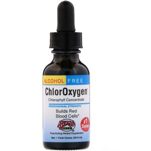 ChlorOxygen, Chlorophyll Concentrate (Alcohol Free) 29.5 ml – Herbs Etc.