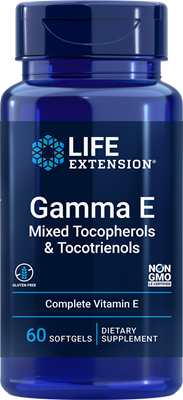 Gamma E Mixed Tocopherol/Tocotrienols - 60 softgels - Life Extension