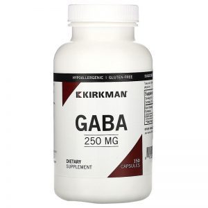 GABA 250mg, 150 Capsules - Kirkman Laboratories