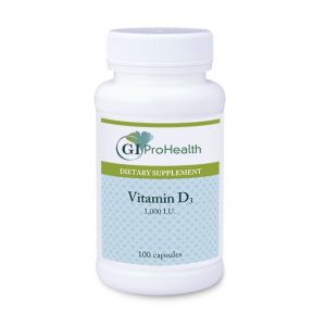 Vitamin D3 1000IU,100 capsules - GI ProHealth