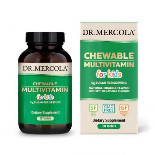 Children's Multivitamin, Fruit Flavored Chewables, 60 Tablets - Dr. Mercola