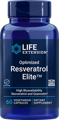 Optimized Resveratrol Elite- 60 Veg Caps - Life Extension