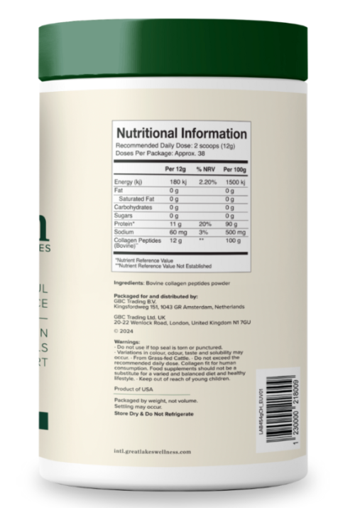 Great Lakes Collagen Hydrolysate 454g – Great Lakes Gelatin Co.