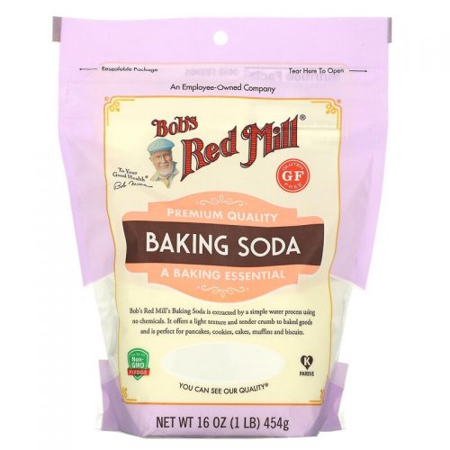 Baking Soda, Sodium Bicarbonate 16 oz (453 g), Bob's Red Mill