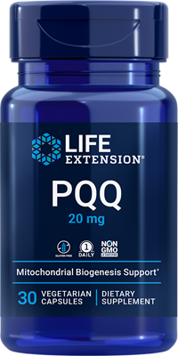 PQQ Caps, 20 mg, 30 Vegetarian Capsules - Life Extension