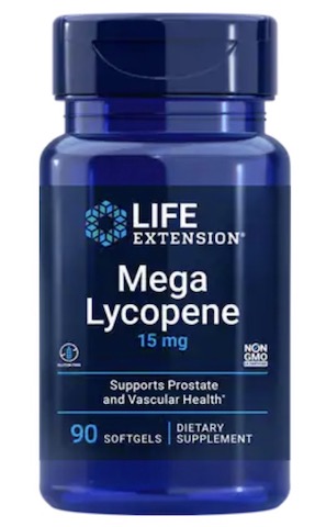 Mega Lycopene - 15 mg - 90 softgels - Life Extension