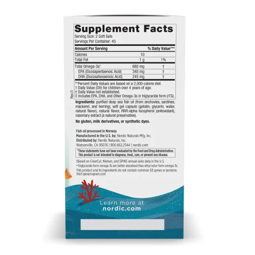 Ultimate Omega® Junior 90 softgels with EPA and DHA – NORDIS NATURALS®