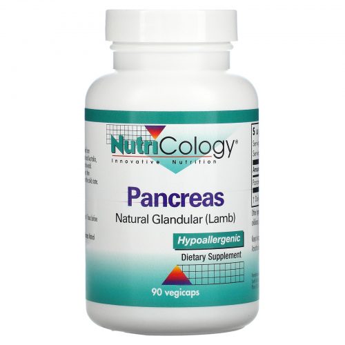 Pancreas Natural Glandular Lamb - 425mg 90 vcaps - Nutricology / Allergy Research Group