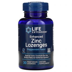 Enhanced Zinc Lozenges (Peppermint Flavour) - Life Extension