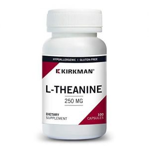 L-Theanine (Hypoallergenic) 250mg, 100 Capsules - Kirkman Laboratories