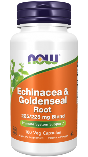 Echinacea & Goldenseal Root, 100 Veg Capsules - Now Foods