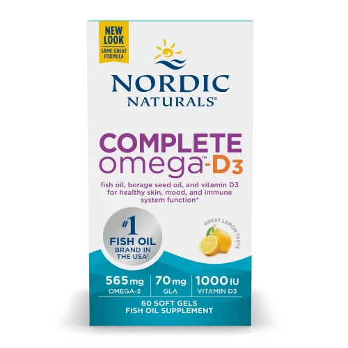 Complete Omega™- D3 60 softgels- NORDIC NATURALS®