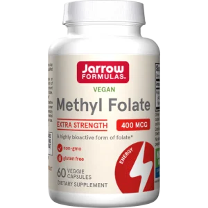 Methyl Folate 400mcg, 60 Capsules - Jarrow Formulas
