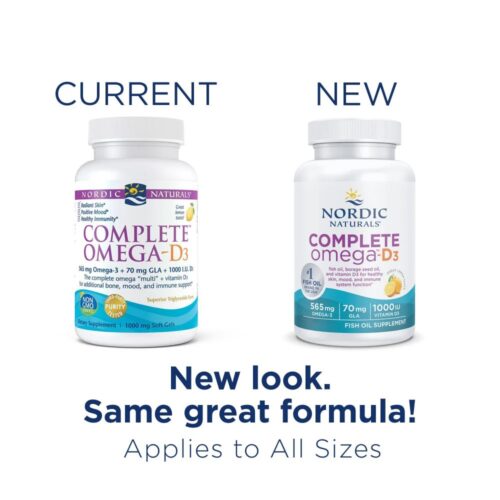 Complete Omega™- D3 60 softgels- NORDIC NATURALS®