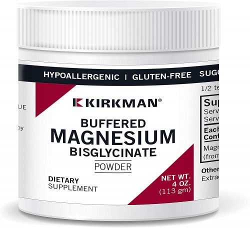 Buffered Magnesium BisGlycinate Powder (Bio-Max Series) 4oz (113g) - Kirkman Labs