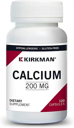 Calcium, 200 mg (Bio-Max Series) 120 Capsules, - Kirkman Labs