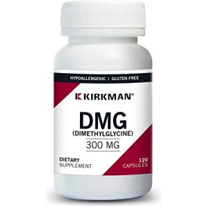 DMG (Dimethylglycine) Maximum Strength 300 mg (120 caps) - Hypoallergenic - Kirkman Laboratories
