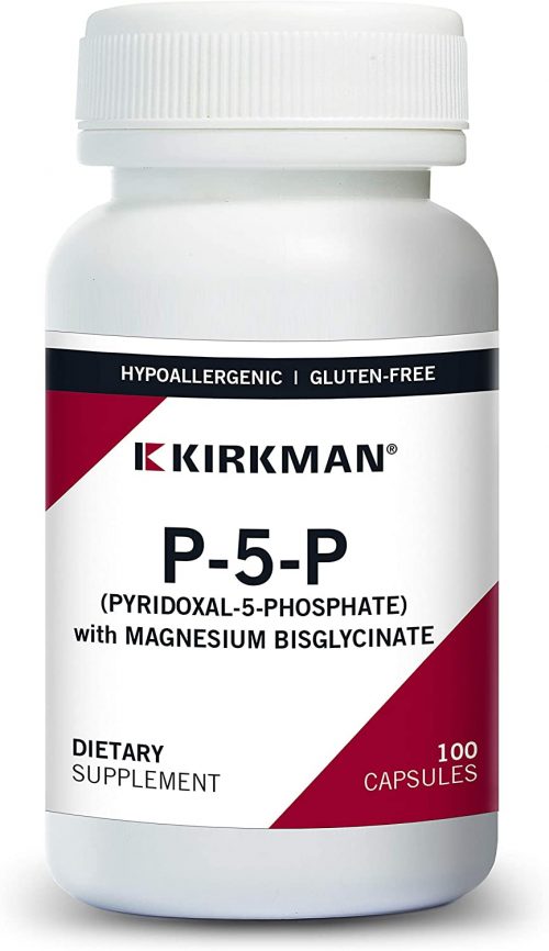P-5-P with Magnesium Bisglycinate (Hypoallergenic), 100 Capsules - Kirkman Laboratories