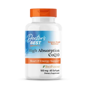 High Absorption CoQ10 with BioPerine 200mg, 60 Capsules - Doctor's Best
