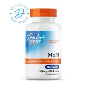 MSM with OptiMSM 1500mg, 120 Tablets - Doctor's Best