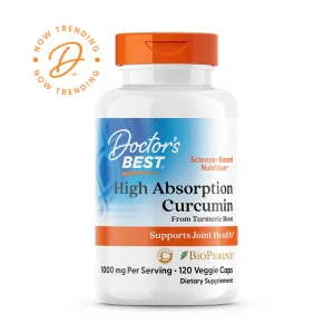 Curcumin, High Absorption 500mg, 120 Capsules - Dr's Best