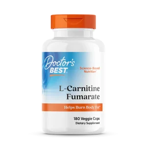 L-Carnitine Fumarate with Biosint Carnitines 855mg, 180 Capsules - Doctor's Best