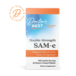 SAM-e, 400mg 60 Enteric Coated Tablets - Doctor's Best