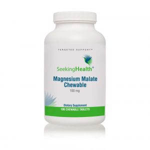 Magnesium Malate (Active Magnesium) 100 Chewable Tabs - Seeking Health