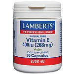 Vitamin E 60 capsules to protect body's cells from oxidative stress - LAMBERTS®