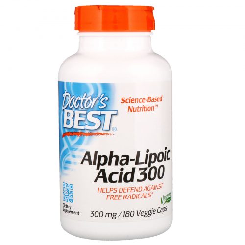 Alpha-Lipoic Acid 300mg, 180 Capsules - Doctor's Best