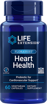 FLORASSIST Heart Health, 60 vegetarian capsules - Life Extension