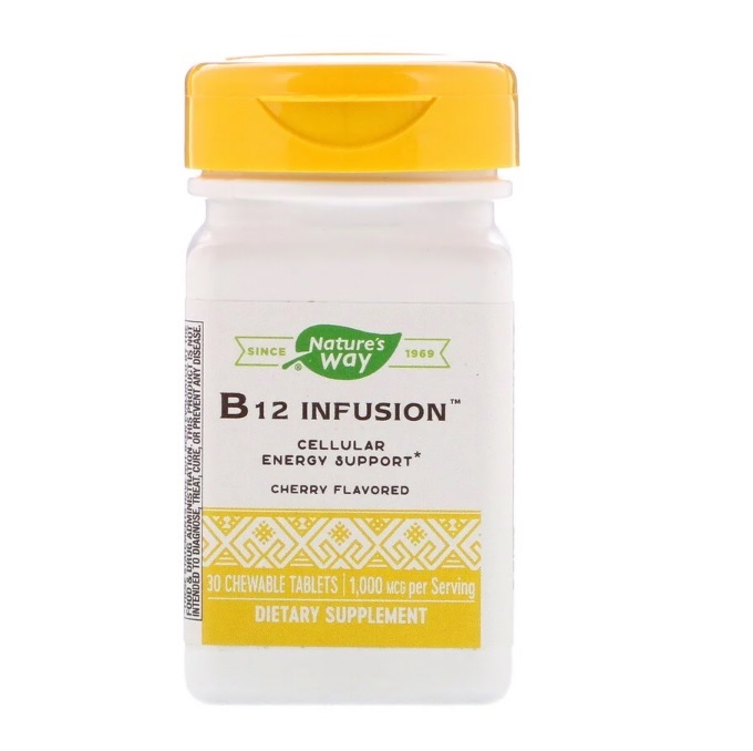 B12 Infusion, 30 Chewable Tablets Nature's Way Nature's Fix