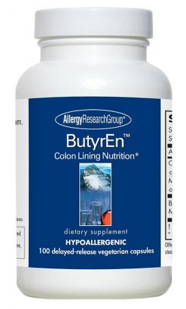 ButyrAid / ButyrEn, 100 Capsules, Nutricology / Allergy Research Group