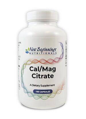 Calcium/Magnesium Citrate (180 Caps) (Cal/Mag) - New Beginnings
