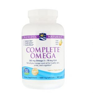 Complete Omega (Lemon) 180 Soft Gels - Nordic Naturals