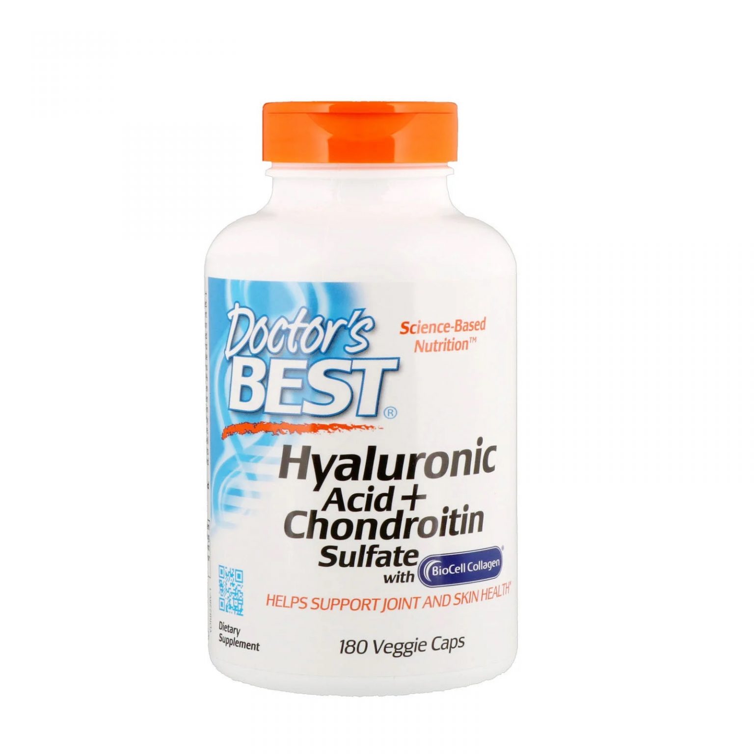 Hyaluronic Acid + Chondroitin Sulfate, 180 Capsules Doctor's Best